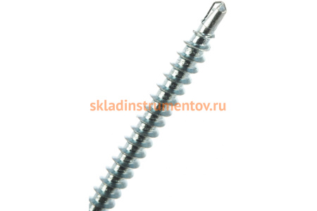 Саморезы Зубр для крепления кровельных материалов к деревянной обрешетке, цвет RAL 5009 небесно-голубой, оцинкованные, 4,8x65мм, 180шт 4-300315-48-065-5009