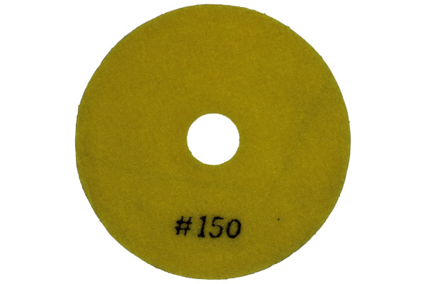 Алмазный гибкий шлифовальный круг Orientcraft АГШК 100 мм, P150, Черепашка для влажной шлифовки 100150