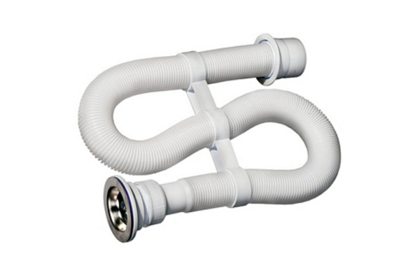 Сифон гофрированный "ЭКСПЕРТ" 0.9 м для моек и раковин Зубр 51833-09