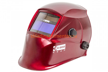 Маска сварщика КЕДР К-202 красная 8005127
