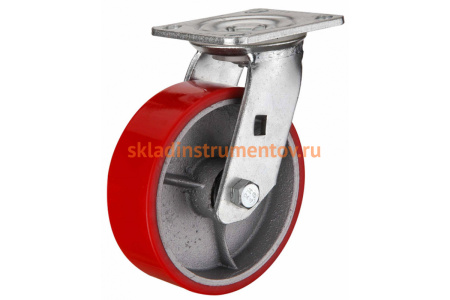 Колесо большегрузное полиуретановое поворотное SCP85 250 мм MFK-TORG 1043250