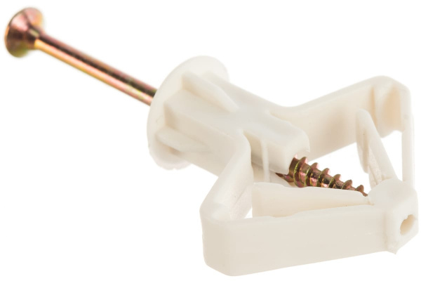 Дюбель "Бабочка" полипропиленовый для пустотелых конструкций с саморезом 4 шт. (10х50 мм; ТФ6) ЗУБР 4-301326