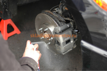 Очиститель частей тормоза (аэрозоль; 500 мл) STP 72500EN