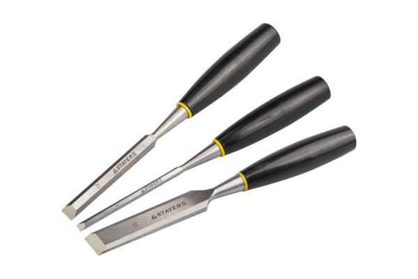 Набор стамесок Stayer Max-Cut с пластмассовой рукояткой, 3шт 1820-H3_z01