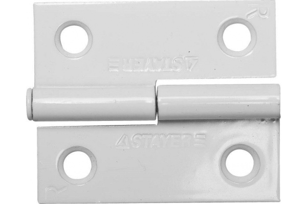 Дверная разъемная петля STAYER Master цвет белый правая 50 мм 37613-50-2R
