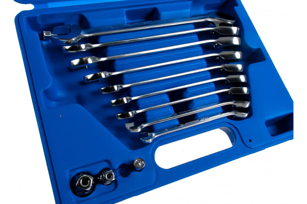 Набор комбинированных трещоточных ключей (8-19 мм, 13 предметов) KING TONY 13213MR