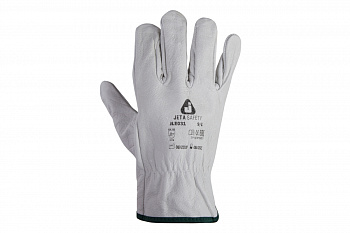Рабочие перчатки Jeta Safety, буйволовая кожа, подкладка хлопок, свободная манжета, JLE031-9/L