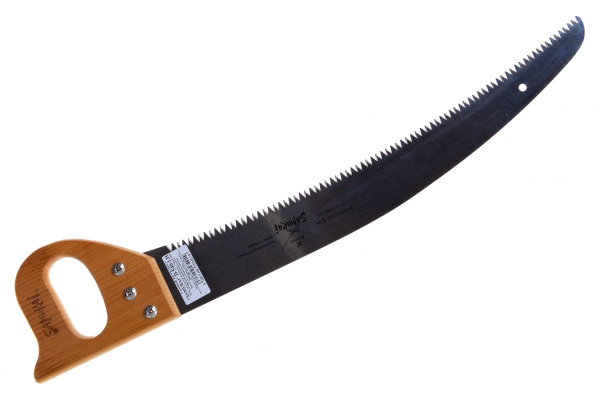 Пила с изогнутом полотном, деревянной ручкой SAMURAI D-540-LH