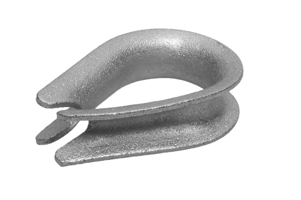 Коуш ЗУБР DIN 6899, 3мм, 2 шт, оцинкованный, 304496-03 Коуш ЗУБР DIN 6899, 3мм, 2 шт, оцинкованный, 304496-03