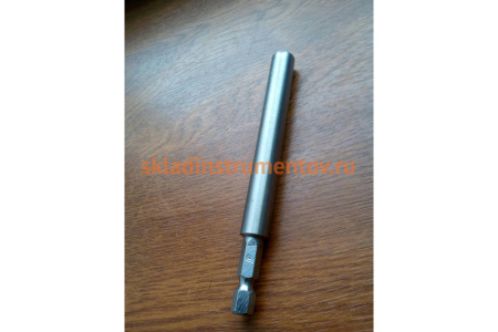 Держатель магнитный цельнотянутый (100 мм; 1/4) для бит ПРАКТИКА 773-071