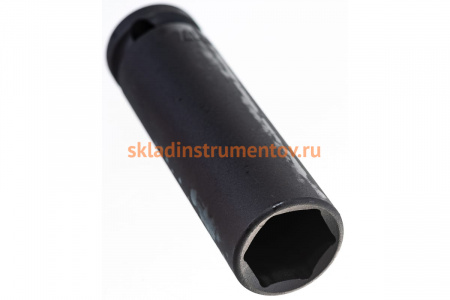 Торцевая ударная головка 1/2 х 17 мм, длина 82 мм, глубокая, тонкостенная, 6-гранная JTC-448117