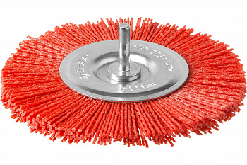 Щетка дисковая (125 мм; нейлоновая проволока с абразивным покрытием) для дрели ЗУБР 35161-125_z02