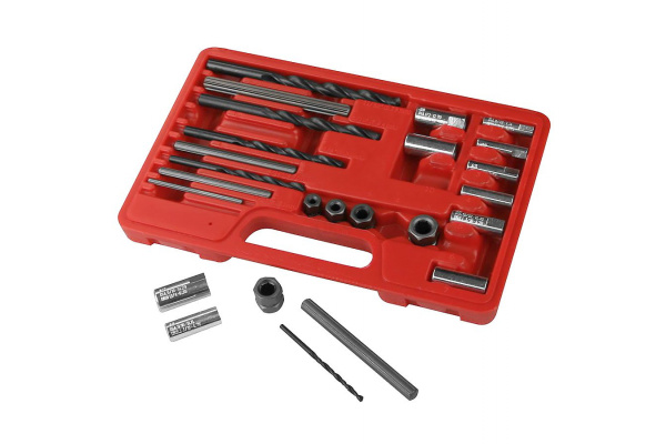 Набор для выворачивания сломаных болтов и шпилек FORCE 25 пр. 925U1