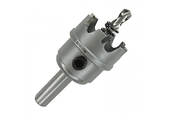 Коронка по металлу HM (57х12 мм; хвостовик 10 мм; комплект) D.BOR HS-HM-12-057-T