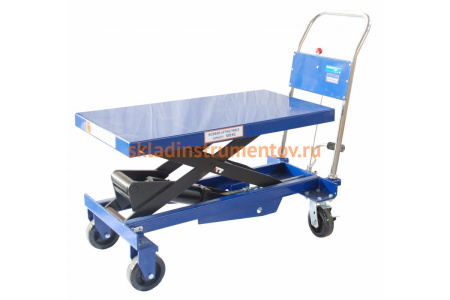 Гидравлическая платформенная тележка AE&T TJ-100 (1000 кг)