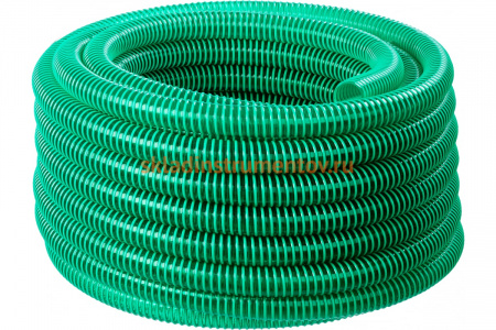 Шланг напорно-всасывающий со спиралью ПВХ (30 м; 19 мм; 3 атм) ЗУБР 40325-19-30