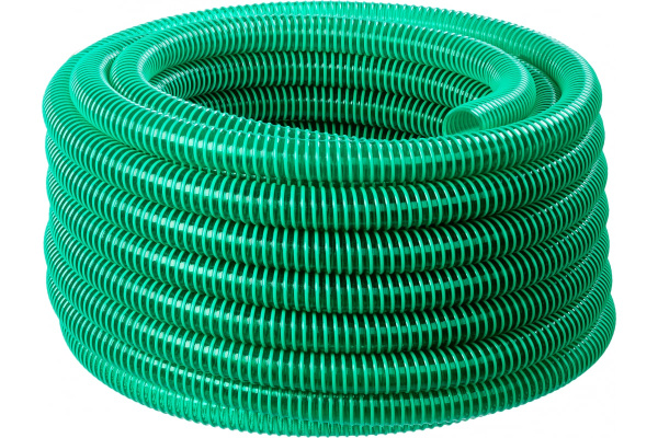 Шланг напорно-всасывающий со спиралью ПВХ (30 м; 19 мм; 3 атм) ЗУБР 40325-19-30