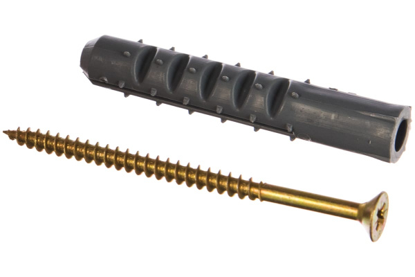 Дюбель Зубр СТАНДАРТ с шурупом 12x70мм, 4шт 30661-12-70