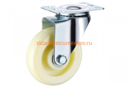 Колесо полипропиленовое поворотное с площадкой 32075S (75 мм; 100 кг) А5 1005817