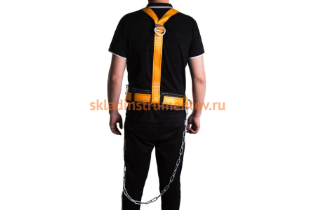 Удерживающая система с наплечными лямками со стропом из цепи ПРОГРЕСС СЕФЕТИ УС 2 ГД