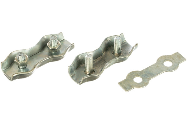 Зажим троса двойной, оцинкованный (25 шт; 6 мм; ТФ5) Зубр 4-304445-06 Зажим троса двойной, оцинкованный (25 шт; 6 мм; ТФ5) Зубр 4-304445-06