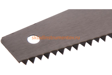 Ножовка по дереву СИБРТЕХ Зубец 500 мм, шаг зуба 7мм, зуб 2D, калёный зуб, 2-х комп. рукоятка 23818
