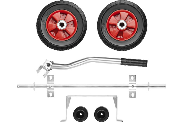 Набор колеса и рукоятка для электростанций мощностью до 3500 Вт Зубр ЗЭСБ-РК-1