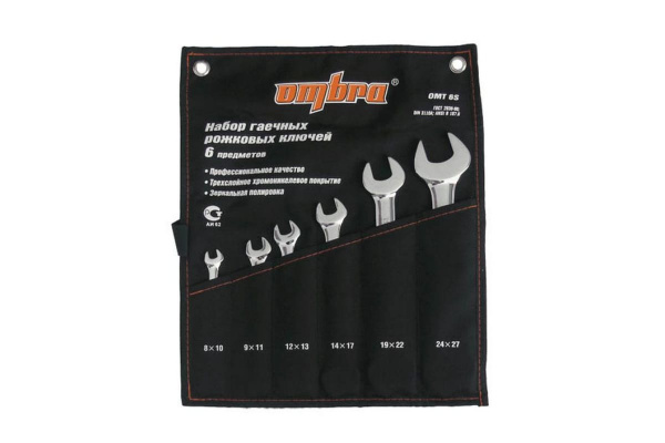 Набор рожковых ключей Ombra OMT6S
