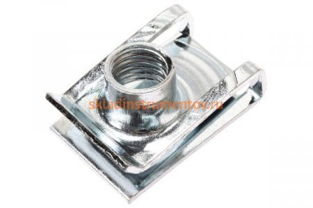 Автомобильная скоба вставка металлическая, резьба 8мм, 25х16.5мм 50шт JTC-TQ8U