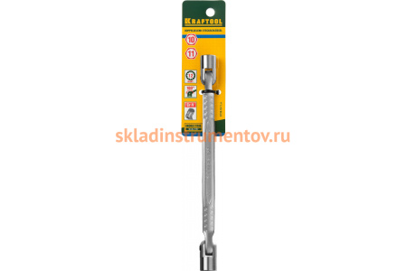 Шарнирный двухсторонний ключ Kraftool 10x11 мм 27210-10-11_z01