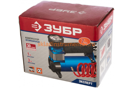 Автомобильный компрессор ЗУБР ЭКСПЕРТ 61125
