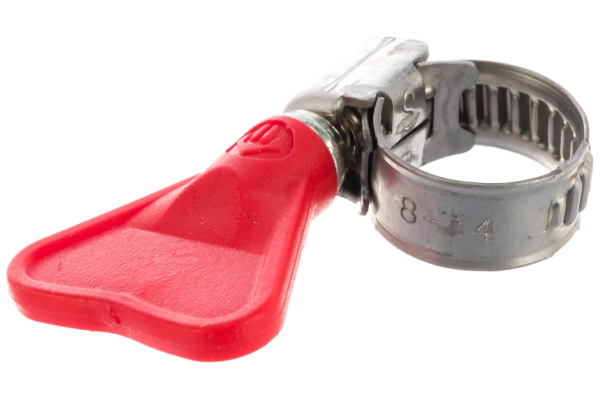 Хомуты Зубр ЭКСПЕРТ Бабочка из нержавеющей стали с накатной лентой НЛ-9, 8-14 мм, 200 шт 37835-08-14-200