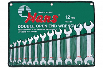 Комплект рожковых ключей Hans 6х7-30х32мм 10шт 16510M