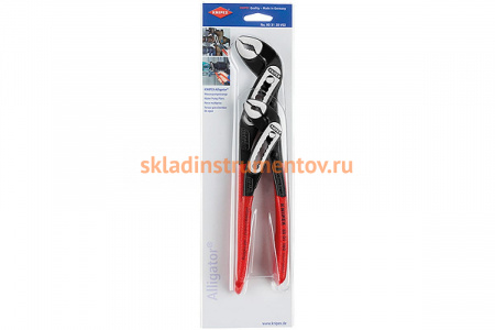 Набор переставных клещей KNIPEX ALLIGATOR комплект KN-8801180 и KN-8801250, 2 предмета KN-003120V02