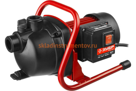 Садовый самовсасывающий насос Зубр МАСТЕР М1 НС-М1-800