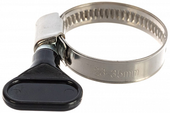 Обжимной хомут QUATTRO ELEMENTI 20-35 мм нержавеющая сталь с ключом 2 шт 642-234