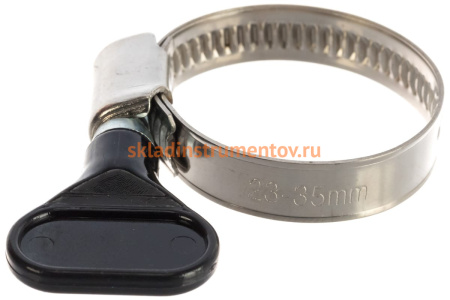 Обжимной хомут QUATTRO ELEMENTI 20-35 мм нержавеющая сталь с ключом 2 шт 642-234