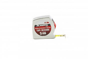 Рулетка 5 м x 13 мм Chrom MATRIX 31040