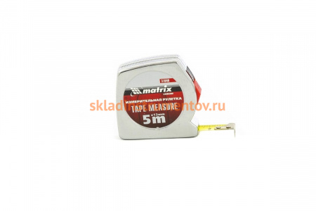 Рулетка 5 м x 13 мм Chrom MATRIX 31040