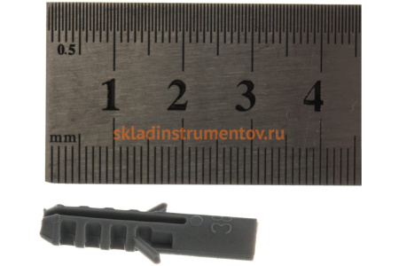 Дюбель распорный "ЕВРО" полипропиленовый 1000 шт. (6х30 мм) ЗУБР 301010-06-030