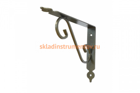 Фигурный кронштейн для полок MFK-TORG 280х330 бронза SB-41 КФ3-280х330