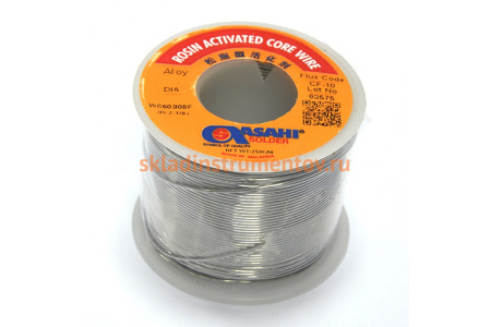Припой (0.4 мм, 0.2 кг, Sn60/Pb40, СF10 флюс RA) ASAHI 00-00001883 Припой (0.4 мм, 0.2 кг, Sn60/Pb40, СF10 флюс RA) ASAHI 00-00001883