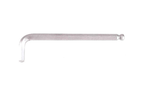 Шестигранный Г-образный ключ с шаром FORCE 76514L