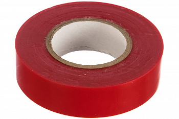 Изоляционная термостойкая лента ROCKFORCE 19мм x 20м красная RF-150R