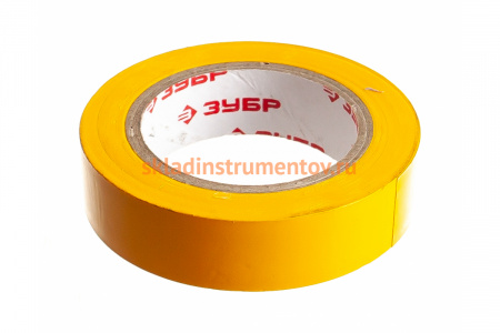 Изолента "МАСТЕР" желтая (10 м х 15 мм; 6000 В) Зубр 1233-5_z01