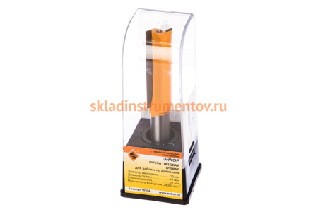 Фреза пазовая прямая (16х51 мм; хвостовик 12 мм) по дереву Энкор 10504