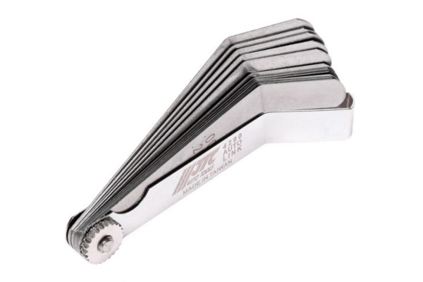 Набор изогнутых щупов для установки зазора (0.203-0.66 мм / 0.008"-0.026", 12 штук) JTC 4290