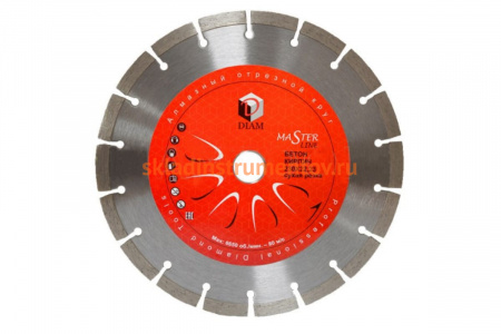 Отрезной круг по бетону Master Line (230х2,6х10х22,2 мм) Diam 000582
