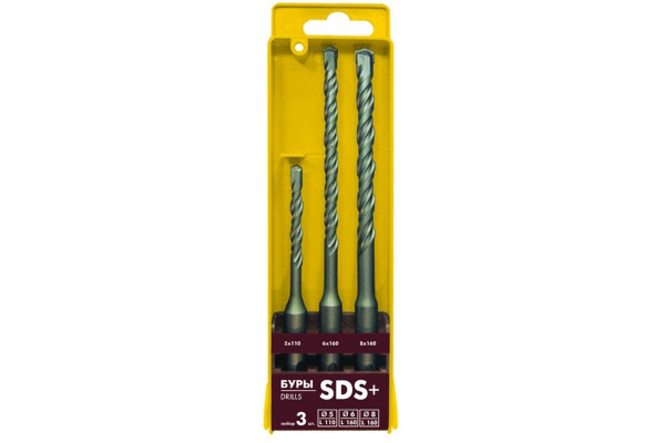 Набор буров 3 шт. SDS+ Biber 79501 тов-055307