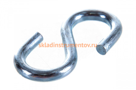 Крюк ЗУБР S-образный, 4мм, 4 шт, оцинкованный, 304566-04